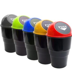 Auto E-Shopping Plasric Open Top Car Trash Bin Dustbin Universal Model for All Cars 1 Piece