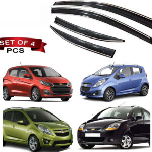 Auto E-Shopping Chromeline Door visor for Chevrolet Spark Model 2009 onwards Set of 4 Pieces