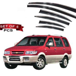 Auto E-Shopping Chromeline Door visor for Chevrolet Tavera Model 2004 onwards Set of 4 Pieces