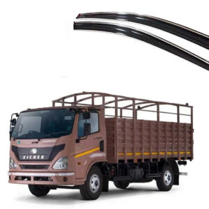 Auto E-Shopping Chromeline Door visor for Eicher Set of 2 Pieces