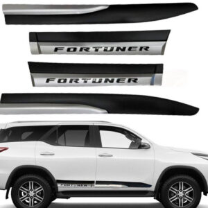 Auto E-Shopping Car Door Side Cladding Moulding Compatible for Fortuner Set of 4 Pieces