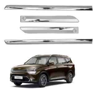 Car Door Side Beading Moulding Universal Full Chrome Set of 4 Pieces