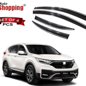 Auto E-Shopping Chromeline Door visor for CRV New 2018 - 2020 Models Set of 4 Pieces