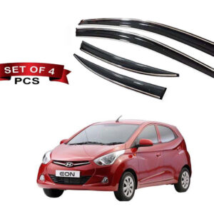 Auto E-Shopping Chromeline Door visor for Eon Model 2011 onwards Set of 4 Pieces