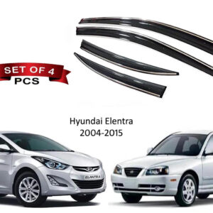 Auto E-Shopping Chromeline Door visor for Elentra Old Models Set of 4 Pieces