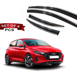 Auto E-Shopping Chromeline Door visor for I20 Elite Model 2014 onwards Set of 4 Pieces