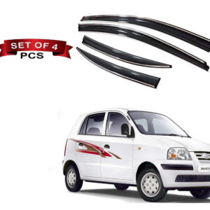 Auto E-Shopping Chromeline Door visor for Santro Xing Model 2003 onwards Set of 4 Pieces