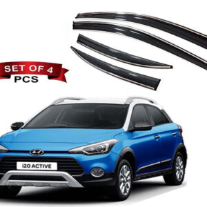 Auto E-Shopping Chromeline Door visor for I20 Active Set of 4 Pieces