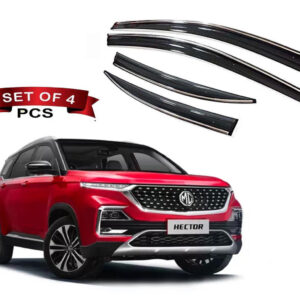 Auto E-Shopping Chromeline Door visor for MG MG Hector Set of 4 Pieces