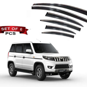 Auto E-Shopping Chromeline Door visor for Mahindra Bolero Neo Set of 6 Pieces