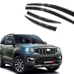 Auto E-Shopping Chromeline Door visor for Mahindra Scorpio N Set of 4 Pieces