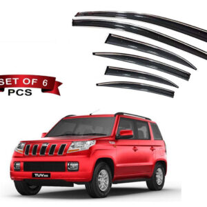 Auto E-Shopping Chromeline Door visor for Mahindra Tuv 300 Set of 6 Pieces