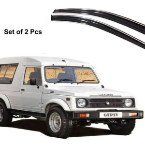 Auto E-Shopping Chromeline Door visor for Maruti Gypsy Set of 2 Pieces