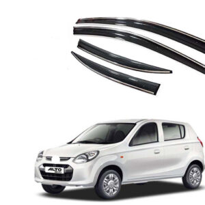 Auto E-Shopping Chromeline Door visor for Maruti Alto 800 Model 2014 - 2018 Set of 4 Pieces