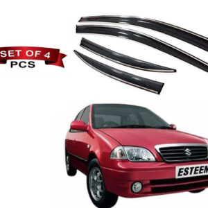 Auto E-Shopping Chromeline Door visor for Maruti Esteem Set of 4 Pieces