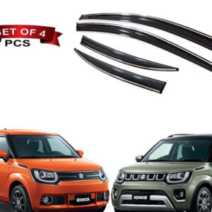 Auto E-Shopping Chromeline Door visor for Maruti Ignis Set of 4 Pieces