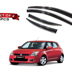 Auto E-Shopping Chromeline Door visor for Maruti Swift Old Model 2009 2011 Set of 4 Pieces