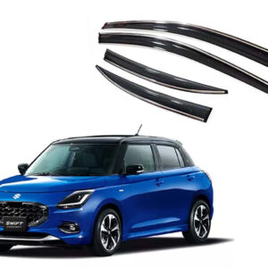 Auto E-Shopping Chromeline Door visor for Maruti Swift 2024 Set of 4 Pieces