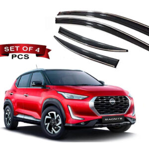 Auto E-Shopping Chromeline Door visor for Nissan Magnite Set of 4 Pieces