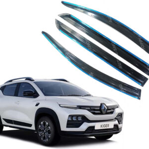 Auto E-Shopping Chromeline Door visor for Renault Kiger Set of 4 Pieces
