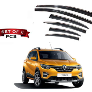 Auto E-Shopping Chromeline Door visor for Triber Set of 4 Pieces