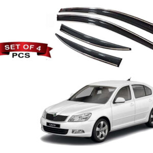 Auto E-Shopping Chromeline Door visor for Laura Set of 4 Pieces