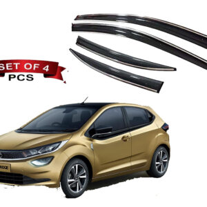 Auto E-Shopping Chromeline Door visor for Tata Altroz Set of 4 Pieces