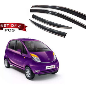 Auto E-Shopping Chromeline Door visor for Tata Nano Set of 4 Pieces