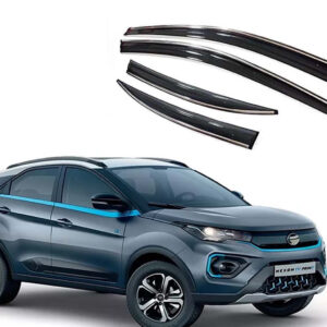 Auto E-Shopping Chromeline Door visor for Nexon EV Set of 4 Pieces