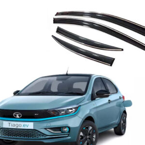 Auto E-Shopping Chromeline Door visor for Tata Tiago EV Set of 4 Pieces