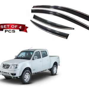 Auto E-Shopping Chromeline Door visor for Tata Xenon Set of 4 Pieces