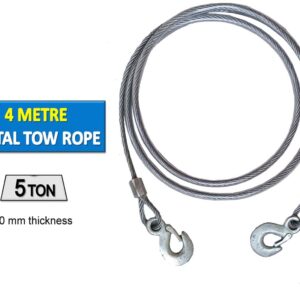 Auto E-Shopping Designer Nylon Car Towing Hook Strap Belt - Red (with fitting nut bolts) - 1 Pc.