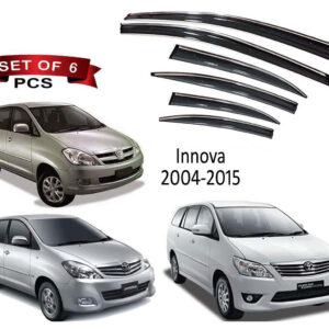 Auto E-Shopping Chromeline Door visor for Toyota Innova Model 2005 2015 Set of 4 Pieces