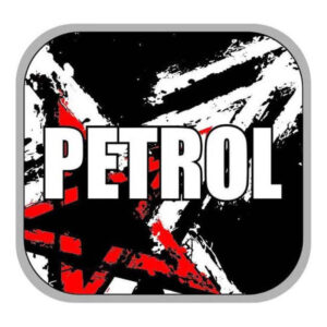 Auto E-Shopping Car Tank Petrol Sticker Sign Rectangle Shape Vinyle Universal Size 5" x 5.3"