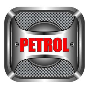 Auto E-Shopping Car Tank Petrol Sticker Sign Rectangle Shape Vinyle Universal Size 5" x 5.3"
