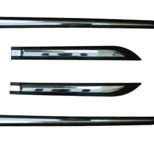 Auto E-Shopping Half Chrome Car Door Side Beading Moulding for Maruti Esteem Set of 4 Pieces