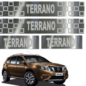 Auto E-Shopping Door Guard steel sill Foot Step for Terrano Set of 4 Piece
