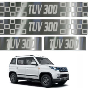 Auto E-Shopping Door Guard steel sill Foot Step for TUV 300 Set of 4 Piece