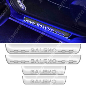 Auto E-Shopping LED Foot Step Door Guard for Baleno Set of 4 Piece