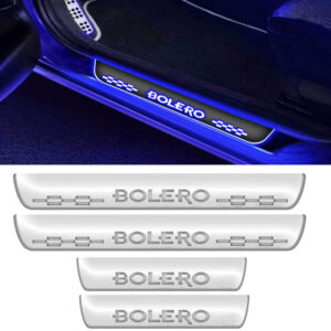 Auto E-Shopping LED Foot Step Door Guard for Bolero XL Set of 4 Piece