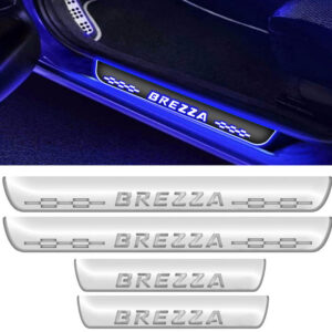 Auto E-Shopping LED Foot Step Door Guard for Breeza 2022 Set of 4 Piece