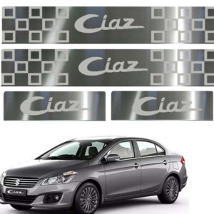 Auto E-Shopping Door Guard steel sill Foot Step for CIAZ Set of 4 Piece