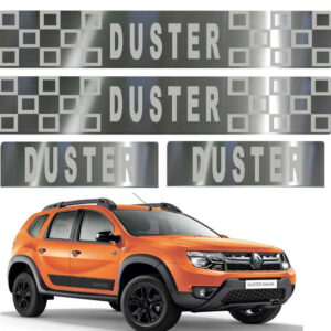 Auto E-Shopping Door Guard steel sill Foot Step for Duster Set of 4 Piece
