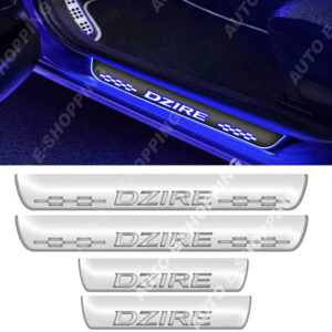 Auto E-Shopping LED Foot Step Door Guard for Dzire Old Set of 4 Piece