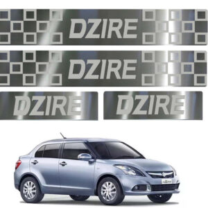 Auto E-Shopping Door Guard steel sill Foot Step for Dzire New Set of 4 Piece