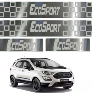 Auto E-Shopping Door Guard steel sill Foot Step for Ecosports Set of 4 Piece