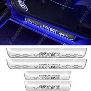 Auto E-Shopping LED Foot Step Door Guard for Grand Vitara Set of 4 Piece