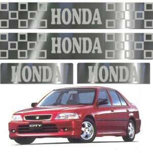 Auto E-Shopping Door Guard steel sill Foot Step for Honda City Set of 4 Piece