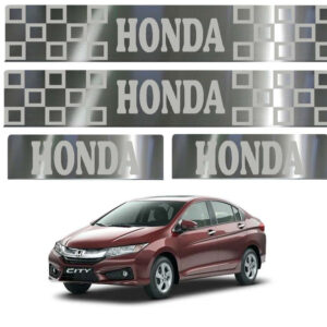 Auto E-Shopping Door Guard steel sill Foot Step for Honda City IVTECH Set of 4 Piece