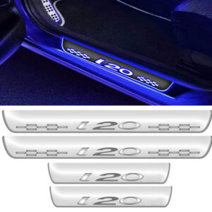 Auto E-Shopping LED Foot Step Door Guard for I20 Old Set of 4 Piece
